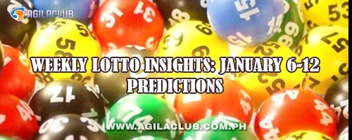 Weekly Lotto Insights: January 6-12 Predictions