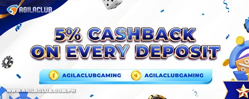 Daily Deposit Cashback – Get 5% Back with AgilaClub