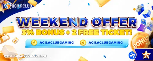 Weekend Bonus Deal – 3% Extra + 2 Free Tickets at AgilaClub