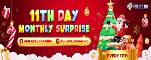 AgilaClub Monthly 11th Day Bonus Promo With Random Rewards