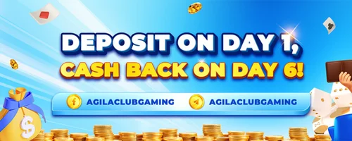 Extended Cashback Bonus: Day 1 to Day 6 | AgilaClub